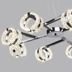 Люстра 5029/53L L-VISION Odeon Light хром/металл/акрил Люстра LED 53W 4000K 3744лм MIRAGE