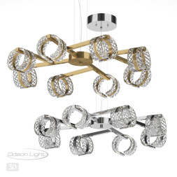 Люстра 5029/53L L-VISION Odeon Light хром/металл/акрил Люстра LED 53W 4000K 3744лм MIRAGE