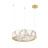 Люстра 5072/60L HALL Odeon Light золото/прозрачный/белый/металл/хрусталь/алебастр Люстра LED 60W 3700K CROSSA