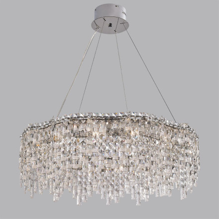 Люстра 5074/12 HALL Odeon Light хром/прозрачный/металл/хрусталь Люстра E14 12*40W ROLTA