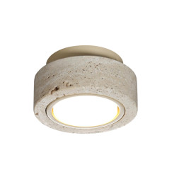 Потолочный 6625/1C HIGHTECH ODL25 Потолочный св-к металл/камень/бежевый IP20 GX53 220V TRAVERTINO