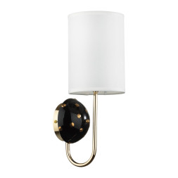 Бра 5424/1W MODERN Odeon Light EXCLUSIVE золотой/черный/белый/металл/керамика/ткань Бра E14 1*40W POLLEN