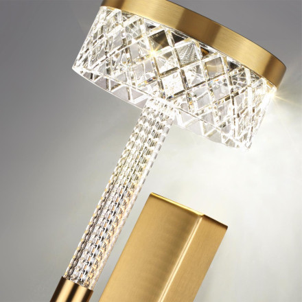 Бра 5032/8WL L-VISION Odeon Light античн.бронза/металл/акрил Бра LED 8W 4000K 543лм FIVRE