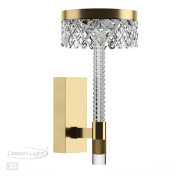 Бра 5032/8WL L-VISION Odeon Light античн.бронза/металл/акрил Бра LED 8W 4000K 543лм FIVRE