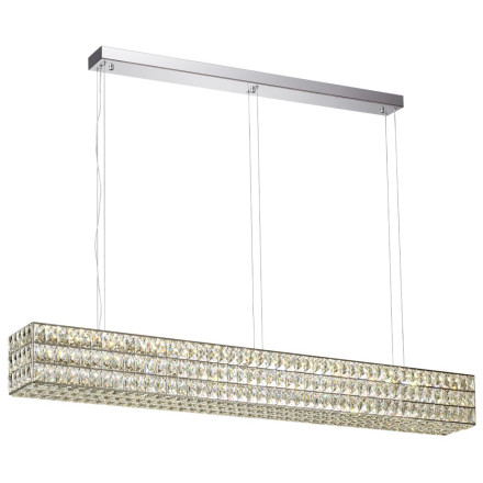Подвесной светильник 4927/60L L-VISION Odeon Light хром/металл/хрусталь Люстра LED 60W 4000K 3269Лм PANTA