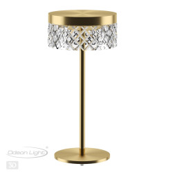 Настольная лампа 5032/7TL L-VISION Odeon Light античн.бронза/металл/акрил LED 7W 369лм FIVRE