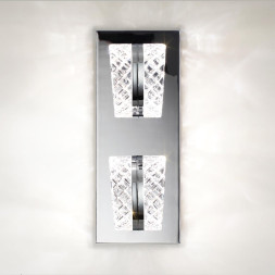 Бра 5029/8WL L-VISION Odeon Light хром/металл/акрил Бра LED 8W 4000K 415лм MIRAGE