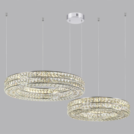 Основание потолочное 4927/2R L-VISION Odeon Light хром/металл База для 2-х колец PANTA
