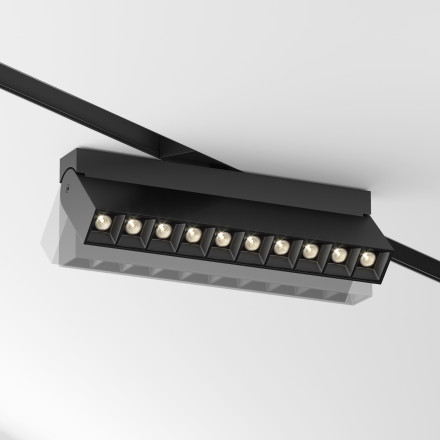 Трековый светильник Technical TR077-2-20W3K-B Maytoni Technical Магнитная трековая система 35мм GRAVITY Points Rot Черный LED 3000