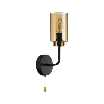 Бра 5640/1W COMFI Lumion чёрный, бронза Бра E14 1*40W 220V DALLIN
