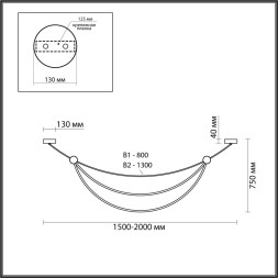 Подвесной светильник Gabi 4378/65L Odeon Light