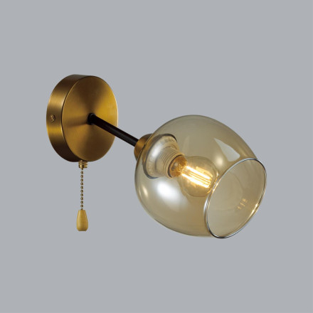 Бра 5649/1W COMFI Lumion чёрный, бронза Бра E27 1*60W 220V ODELL