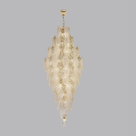 Люстра 5049/54 HALL Odeon Light золото/прозрачный/металл/хрусталь/стекло Люстра E14 54*25W TEARS