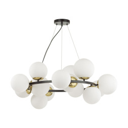 Люстра 6508/14 MODERNI Lumion чёрный, белый, бронза Люстра E14 14*40W 220V MELONA