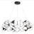 Люстра 5087/68L L-VISION Odeon Light черный хром/металл Люстра LED 68W 4000K 3740Лм TRELLIS