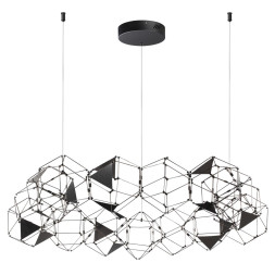 Люстра 5087/68L L-VISION Odeon Light черный хром/металл Люстра LED 68W 4000K 3740Лм TRELLIS