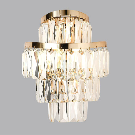 Бра 5073/2W HALL Odeon Light золото/прозрачный/металл/хрусталь Бра E14 2*40W WAYTA