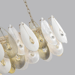 Люстра 5050/14 HALL Odeon Light золото/прозрачный/металл/стекло/фарфор/металл Люстра E14 14*40W CABOCHON