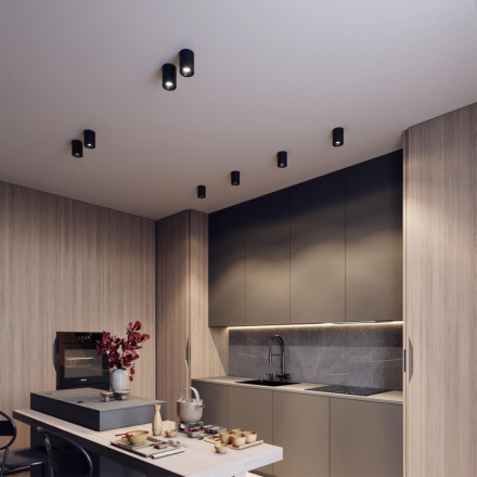 Потолочный светильник 6619/10CL HIGHTECH Odeon Light черный/металл/акрил Потолочный светильник IP20 LED 10W 3000K 220V REDO