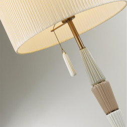 Торшер 5403/1FA CLASSIC Odeon Light EXCLUSIVE бронзовый/светло-коричневый/кремовый/металл/керамика/ткань Торшер E27 1*60W LATTE