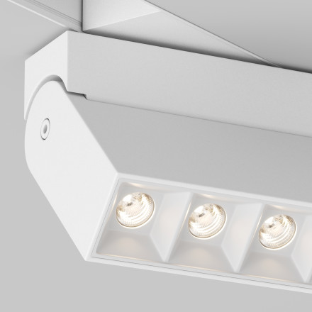 Трековый светильник Technical TR077-2-10W3K-W Maytoni Technical Магнитная трековая система 35мм GRAVITY Points Rot Белый LED 3000