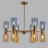Люстра потолочная 6511/12C MODERNI Lumion латунь Люстра потолочная E14 12*40W 220V MONROE