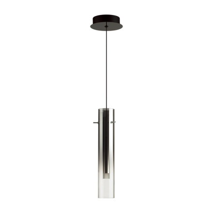 Подвес 5062/5L PENDANT Odeon Light черный/темн.хром/металл/стекло Подвес LED 5W 3000K SHINY