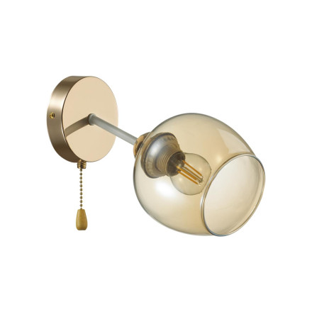 Бра 5650/1W COMFI Lumion белый, золотой Бра E27 1*60W 220V ODELL