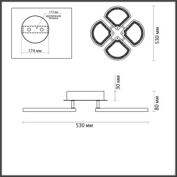 Потолочная люстра Yoyo 5200/99CL Lumion