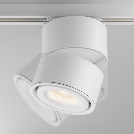 Трековый светильник Technical TR084-1-15W3K-W Maytoni Technical Однофазная трековая система UNITY Yin Белый LED 3000