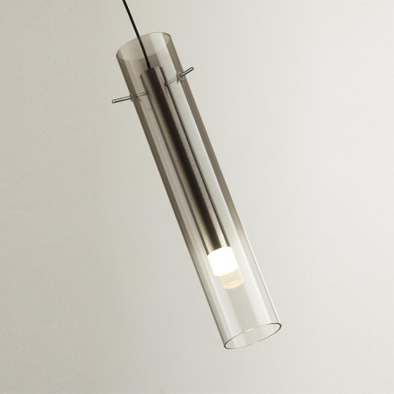 Подвес 5062/5LA PENDANT Odeon Light серебристый/дымчатый/металл/стекло Подвес LED 5W 3000K SHINY