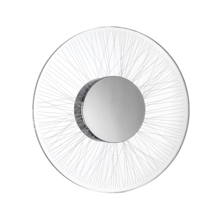 Настенный светильник 6628/9WL MIDCENT Odeon Light полированный хром/металл/акрил IP20 LED 9W 3000K 220V SOLARIS