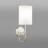 Бра 5423/1W MODERN Odeon Light EXCLUSIVE золотой/молочный/белый/металл/керамика/ткань Бра E14 1*40W POLLEN