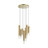 Люстра каскадная 5061/32LB PENDANT Odeon Light золотой/янтарный/металл/стекло Люстра каскадная LED 7*4W 3000K SHINY