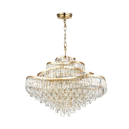 Люстра 5073/25 HALL Odeon Light золото/прозрачный/металл/хрусталь Люстра E14 25*40W WAYTA