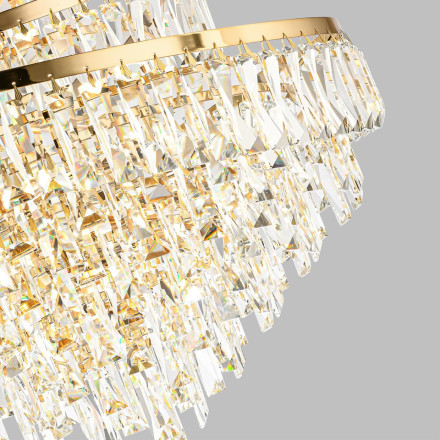 Люстра 5073/25 HALL Odeon Light золото/прозрачный/металл/хрусталь Люстра E14 25*40W WAYTA