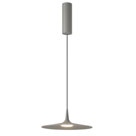 Уличные 7038/12L HIGHTECH ODL25 169 серый/металл/акрил Подвесной светильник IP20 LED 12W 3000K AC90-260V SOMBRA