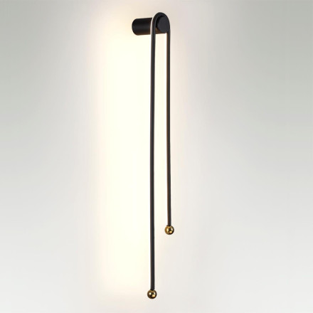 Настенный светильник 6633/18WL HIGHTECH Odeon Light металл/черный/акрил Настенный светильник IP20 LED 18W 3000K 220V MEMFI