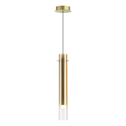 Подвес 5061/5LB PENDANT Odeon Light золотой/янтарный/металл/стекло Подвес LED 4W 3000K SHINY