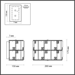 Бра 5076/2W HALL Odeon Light золото/прозрачный/белый/металл/хрусталь/алебастр Бра E14 2*40W CHESSI