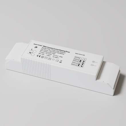 Аксессуар Technical PSL-TR40-350-500mA Maytoni Technical Источники питания Источники питания Triac Белый