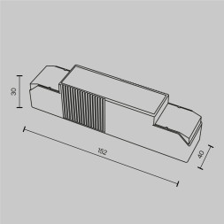 Аксессуар Technical PSL-TR40-350-500mA Maytoni Technical Источники питания Источники питания Triac Белый