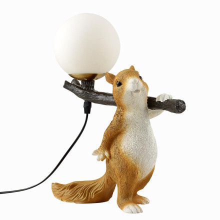 Настольная лампа 6522/1T MODERNI Lumion разноцветный Настольная лампа E14 1*40W 220V SQUIRREL