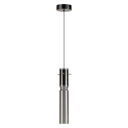 Подвес 5058/5L PENDANT Odeon Light черный/дымчатый/металл/стекло Подвес LED 5W 3000K SCROW