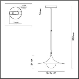 Подвесной светильник Barolo 4155/7L Odeon Light