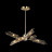 Люстра потолочная 6537/6C MODERNI Lumion золотой Люстра потолочная G9 6*25W 220V GEORGIA