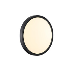 Настенно-потолочный светильник 7660/18L MITRA LED Sonex пластик/белый/черный LED 18Вт 3000/4000K D230 IP40 ALFA BLACK