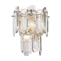 Бра 5069/2W HALL Odeon Light золото/прозрачный/металл/хрусталь Бра E14 2*40W BULLON