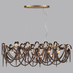 Люстра 5066/10 HALL Odeon Light античн.бронза/коричневый/металл/металл Люстра G9 10*40W CHAINY
