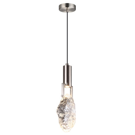Подвесной светильник 6696/5L MIDCENT Odeon Light матовый никель/металл/стекло IP20 LED 5W 200Лм 3000K LIA